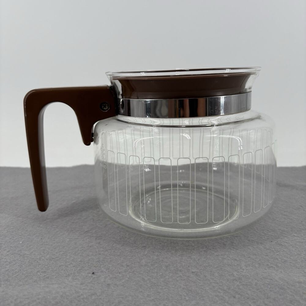 Proctor Silex Coffee Maker Replacement 10 Cup Coffee Pot Brown Handle #5-30 VTG